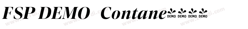 FSP DEMO   Contane字体转换